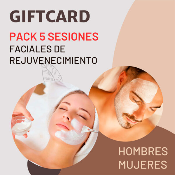 Pack 5 sesiones faciales de rejuvenecimiento spa sonia fernandez